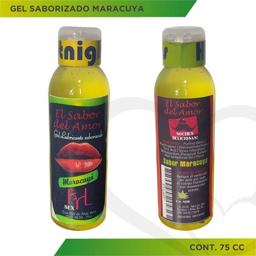 Gel saborizado maracuya 75cc